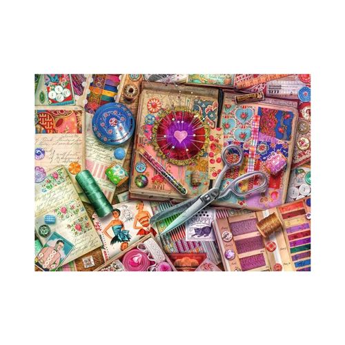 Puzzle 1000 pièces Ravensburger - Couture vintage