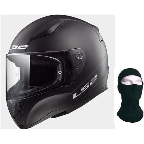 LS2 Casque intégral Rapid + Cagoule - Noir mat - Article protections du  sport à la Fnac