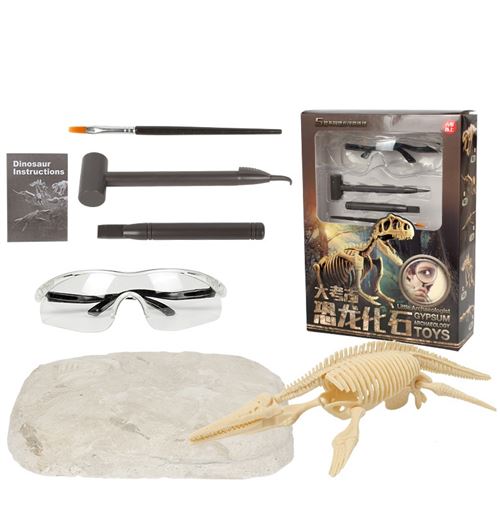 Excavation kit dinosaure jouets fossile scientifique educatifs cadeau anniversaire pour enfant garçon fille - Changlong