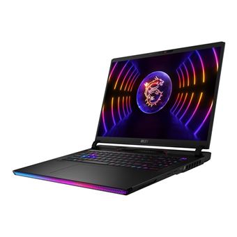 MSI Raider GE78HX 13VI-203FR - Intel Core i7 13700HX / 2.1 GHz - Win 11 Pro - GeForce RTX 4090 - 32 Go RAM - 1 To SSD NVMe - 17" 2560 x 1600 (QHD+) @ 240 Hz - 802.11a/b/g/n/ac/ax (Wi-Fi 6E), Bluetooth - noir profond