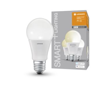 LEDVANCE SMART+ WiFi Classic Dimmable 3xAmpoule LED intelligente - E27 - blanc chaud (2700 K) - remplace les lampes à incandescence par 100W}