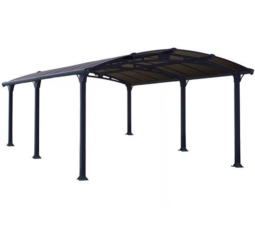 Gazebo de jardin 502x359cm gris anthracite Palram 705533