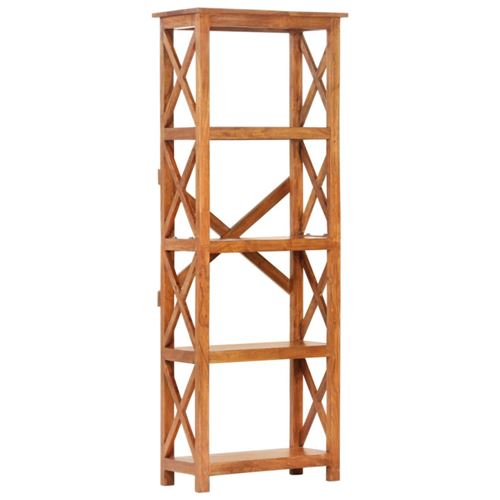 vidaXL Bibliothèque 60x30x160 cm Bois massif d'acacia et finition miel
