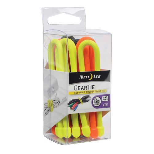 Nite Ize Gear Tie Propack, GTPP6-A1-R8