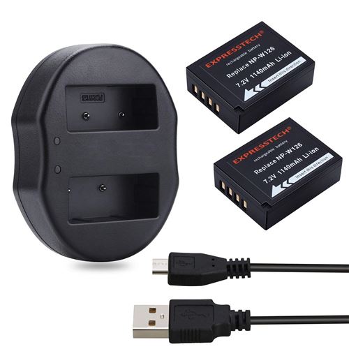 NPW126 Batterie et USB Chargeur pour Fuji FinePix