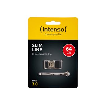 Clé USB Intenso Slim Line 64 GB USB 3.2 (1è gén.) (USB 3.0) - 1