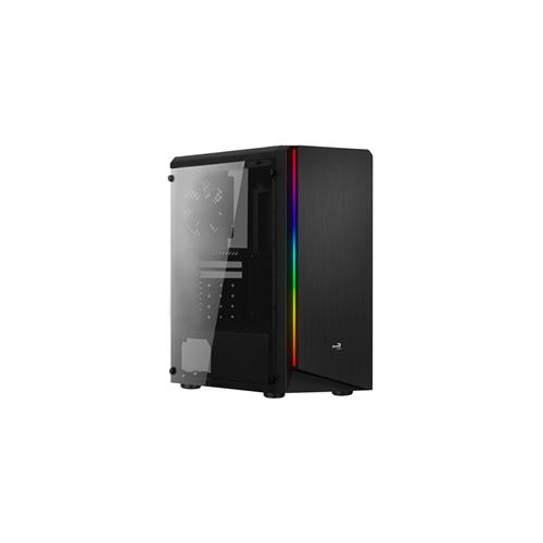 Aerocool Noir - Rift Bg (Rgb) Avec Verre Trempé - Boitier Pc Sans Alimentation - Moyen Tour Format Atx - Accm-Pv13013.11 - Image 1