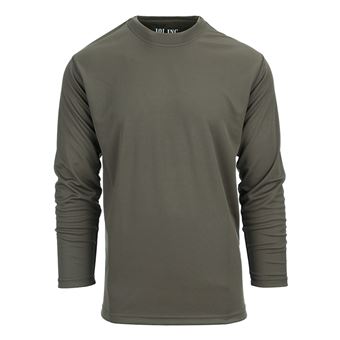 T-shirt Homme à Séchage Rapide - 95% Polyester, 5% élasthanne, Manches Longues, Coupe Sportive