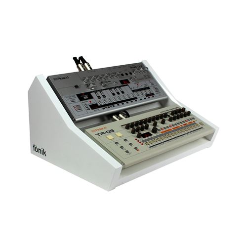 Fonik Audio Innovations support pour 2x Roland Boutique, blanc
