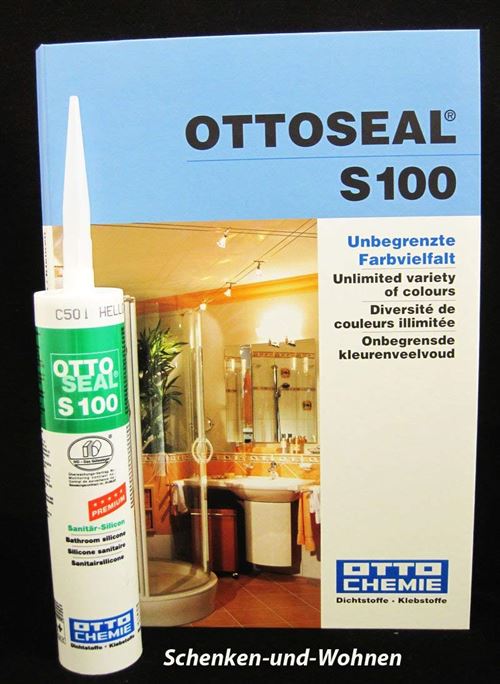 Otto Seal S100, le Premium-silicone sanitaire, 300 ml (différentes couleurs)