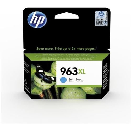 hp hp cartouche encre 963xl - cyan (3ja27ae)
