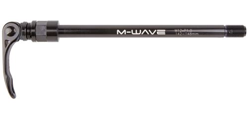 M-Wave essieu remorque arrière 142-148 x 12 mm/1,00 mm noir