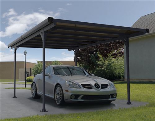 Carport 14.9m² gris anthracite Palram 702754