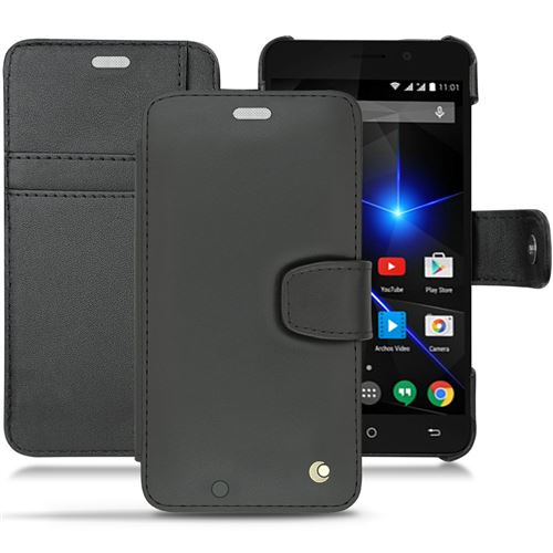 Noreve - Housse cuir Archos 50 Oxygen + - Perpétuelle - Noir