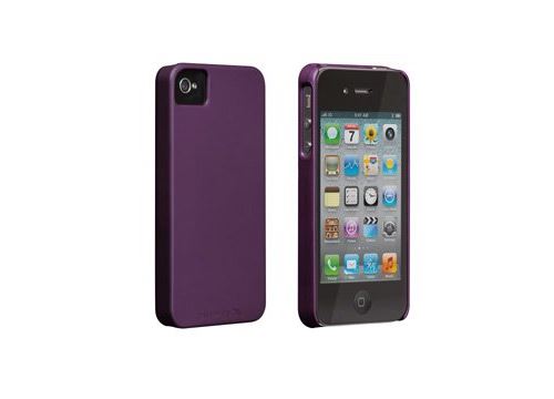 Case-Mate Barely There - Étui pour téléphone portable - plastique - améthyste - pour Apple iPhone 4