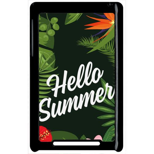 Coque Google Nexus 7 Hello Summer Tropical Fond Vert 2