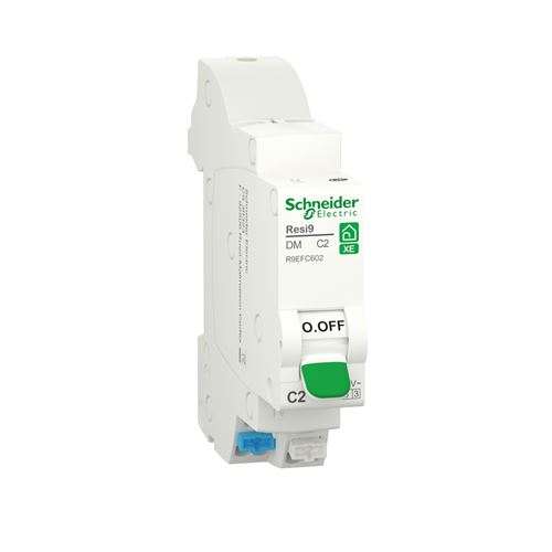 Schneider Electric Disjoncteur Modulaire Resi9 Xe 1P+N Courbe C Embrochable 2A - R9efc602 - Image 4