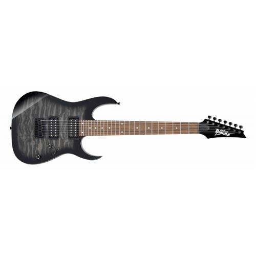 Ibanez GRG7221QA-TKS Gio Transparent Black Sunburst 7 cordes