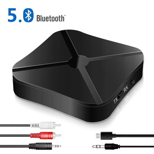 iFoulki Adaptateur émetteur Bluetooth 5.0, émetteur Bluetooth 5.0 pour TV,  PC, système