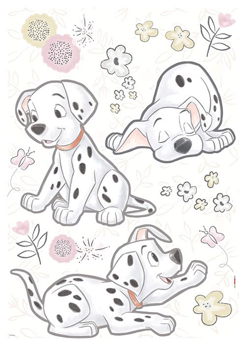 Komar haute qualité Deco de Sticker Best of Friends Taille 50 x 70 cm (Largeur x hauteur), 20 pièces, détachable sans abzulösen et wiederaufklebbar, fabriqué en Allemagne, noir, blanc, rose, 14055h