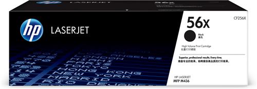 HP 56x - À rendement élevé - noir - original - LaserJet - cartouche de toner (CF256X) - pour LaserJet M436n MFP, M436nda MFP, MFP M436dn, MFP M436nda
