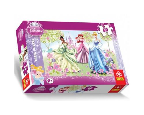 Puzzle 60 Pièces : Les princesses Disney, Trefl