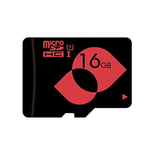 MENGMI Carte Micro SD Carte Mémoire SDHC Classe 10 Carte Micro SD Ultra 16 Go Jusqu'à 80 Mo/s avec Adaptateur pour Appareil Photo (1