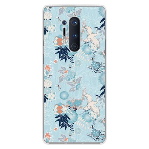 Coque en silicone imprimée compatible OnePlus 8 Pro Kimono