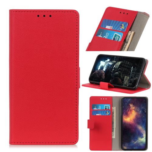 Etui en PU magnétique rouge avec support pour votre Xiaomi Redmi K20/K20 Pro/Mi 9T/Mi 9T Pro