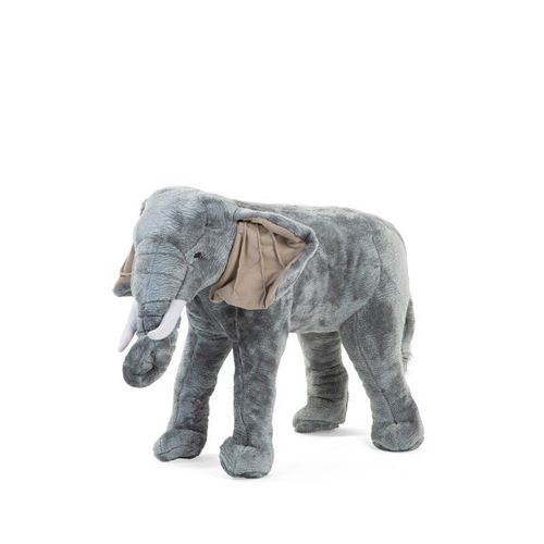 Childhome &eacute;l&eacute;phant debout jouet 77x33x55 cm gris 431117