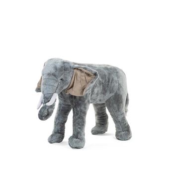 Peluche Debout Eléphant - CHILDHOME - Gris - 1