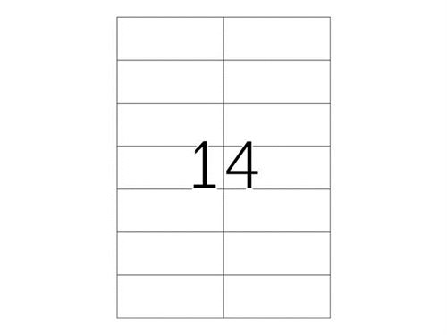  HERMA Special - Papier - mat - auto-adh&eacute;sif permanent - vert - 105 x 42.3 mm 280 &eacute;tiquette(s) (20 feuille(s) x 14 &eacute;tiquettes 