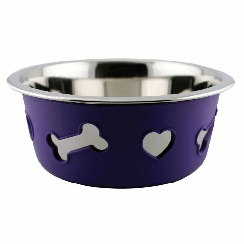 Weatherbeeta - Bol anti-dérapant - Chien (21 cm) (Violet foncé) - UTWB1329