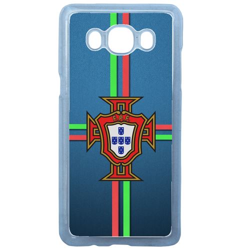 Coque Blason Portugal Bleu Compatible Galaxy J7 2016 Transparent