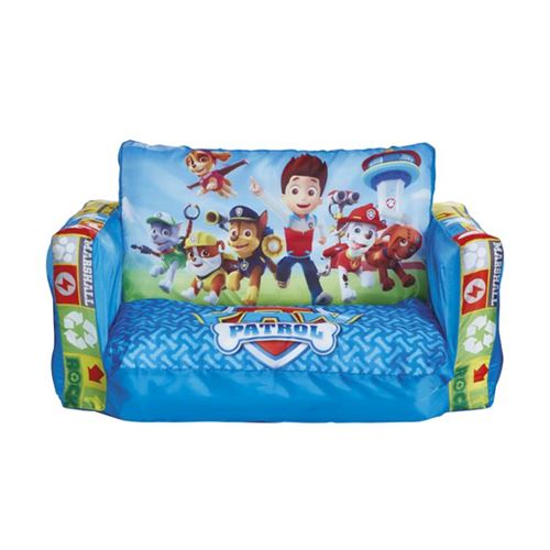 Paw Patrol 2-in-1 Opblaasbare uitklapbank 105x68x26cm blauw WORL213008