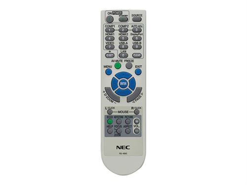 NEC - Afstandsbediening - infrarood - voor NEC M282X, M302WS, M322W, M322X, M332XS, M352WS, M362W, M362X, M402W, M402X