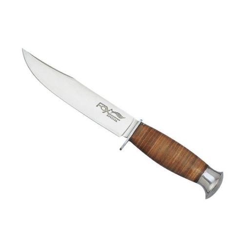 fox - 610.13 - poignard fox manche cuir 13cm
