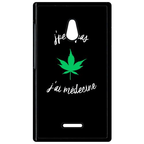 Coque Nokia X2 J Peux Pas J Ai Mdecine Feuille De Chanvre