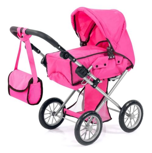Bayer voiture de poupée City Star rose 72 cm