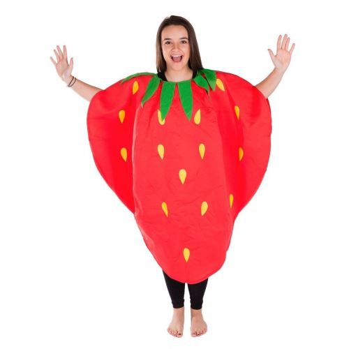 Bodysocks costume rouge fraise