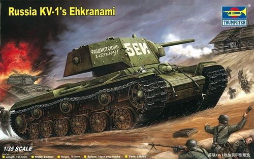 Maquette Trumpeter KV-1 russe Ehkranami- 1/35 - Maquette militaire