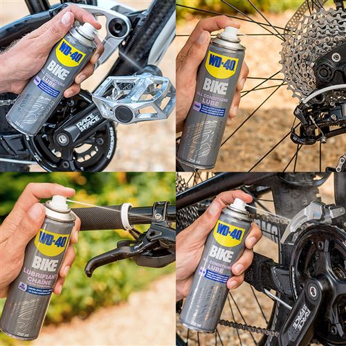 WD-40 Bike All Conditions Lube lubrifiant pour chaîne vélo 250ml