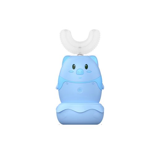 Brosse à dents électrique d’enfant 1-9 ans , 31000 rpm, IPX7 ,5 Vitesses Sonique, 98*51mm -Bleu