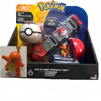BANDAI Pokémon Ceinture Poké Ball, Luxury Ball et figurine Pikachu
