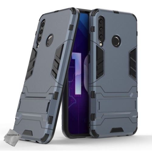 Housse etui coque rigide anti choc pour Huawei Honor 20 Lite avec verre trempe - BLEU FONCE
