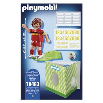 Playmobil Sports & Action 70483 Joueur Belge