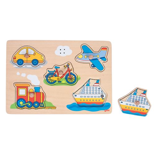 Puzzle bois moyen transport