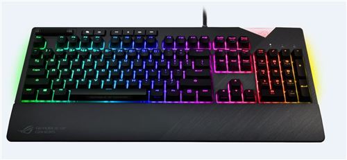 ASUS ROG Strix Flare Clavier backlit USB German QWERTZ gris acier