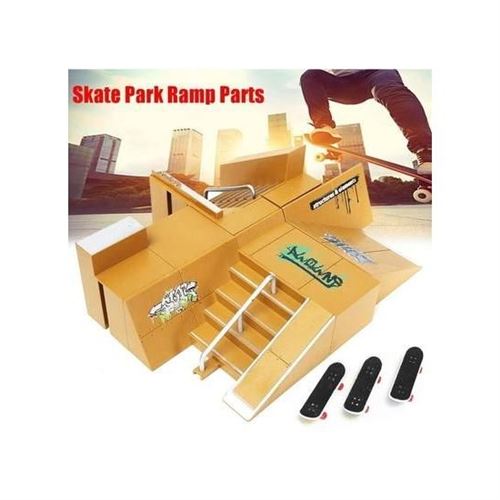 Pieces de rampe de Skate Park pour rampe Tech Deck touche xontre6porte Ultime Parks Jouet de Skate Park TOOGOO R Style F 