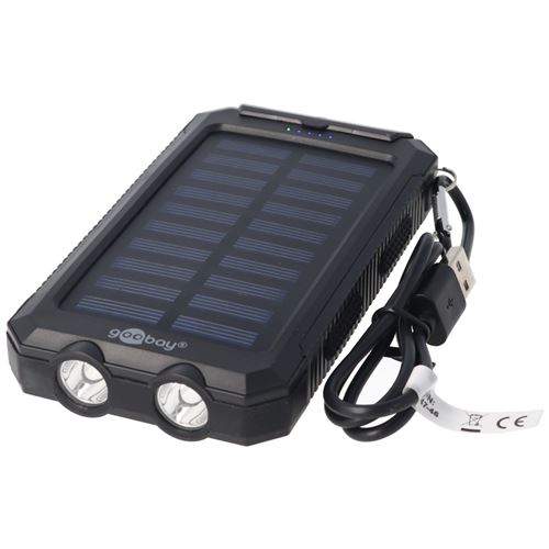 Chargeur solaire LiPo Goobay Outdoor 8.0 49216 200 mA 8000 mAh